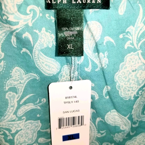 Lauren Ralph Lauren paisley floral capri - Picture 2 of 6